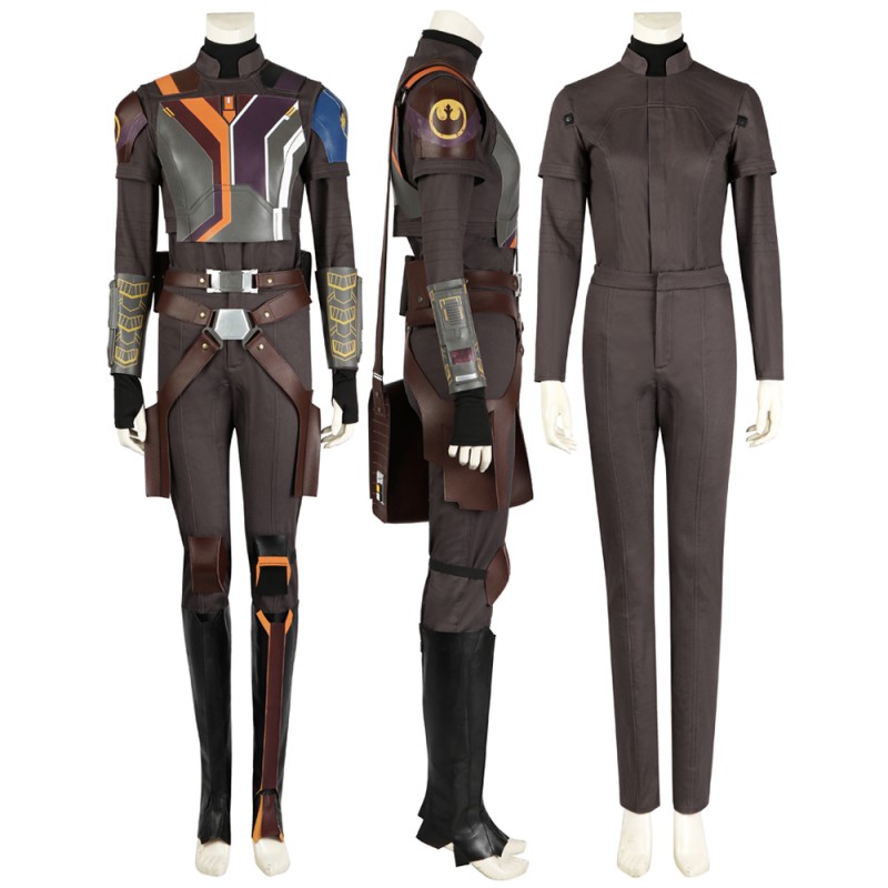 Ahsoka Sabine Wren Halloween Costumes 2023 Star Wars Cosplay Suit