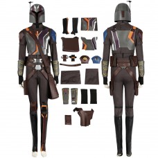Ahsoka Sabine Wren Halloween Costumes 2023 Star Wars Cosplay Suit