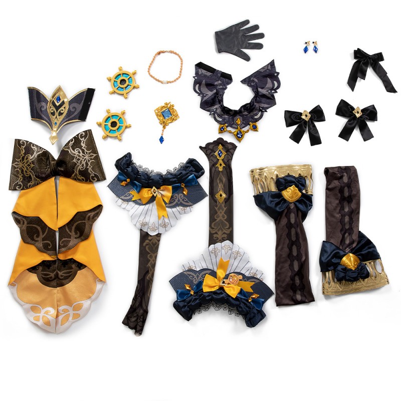 Navia Costume Game Genshin Impact Cosplay Suit For Halloween Party