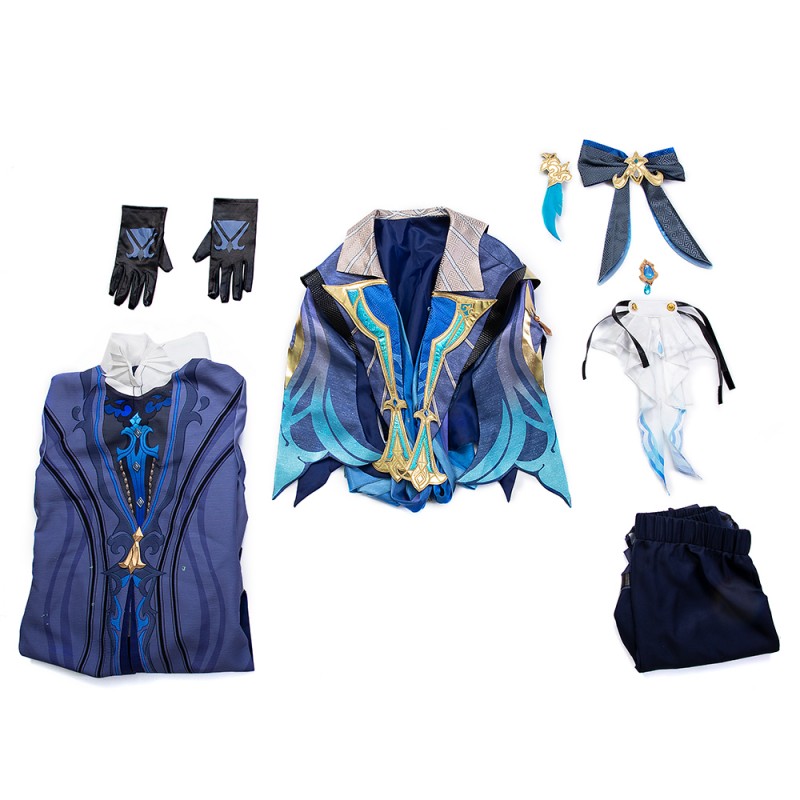 Neuvillette Halloween Costumes Game Genshin Impact Cosplay Suit Male Outfits