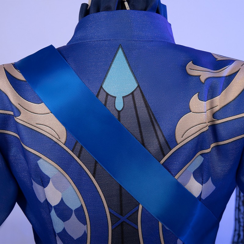 Game Genshin Impact Focalors Cosplay Costumes for Halloween Party