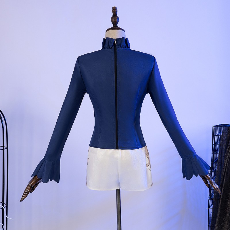 Game Genshin Impact Focalors Cosplay Costumes for Halloween Party