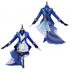 Game Genshin Impact Focalors Cosplay Costumes for Halloween Party