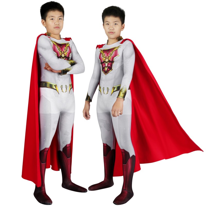 Kids Sheldon Sampson Costume Jupiter's Legacy Cosplay Suit The Utopian Halloween Gift