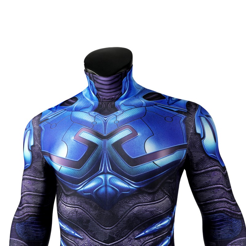 Blue Beetle Costume 2023 Jaime Reyes Cosplay Suit Polyester Halloween Outfits