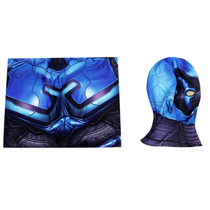 Blue Beetle Costume 2023 Jaime Reyes Cosplay Suit Polyester Halloween Outfits