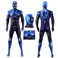 Blue Beetle Costume 2023 Jaime Reyes Cosplay Suit Polyester Halloween Outfits