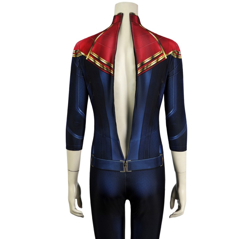 Carol Danvers Jumpsuit The Marvels Cosplay Costumes Captain Marvel 2 Polyester Women Suit