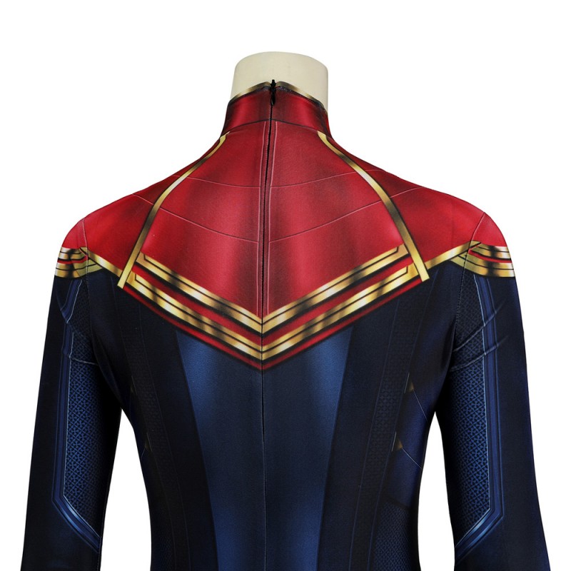 Carol Danvers Jumpsuit The Marvels Cosplay Costumes Captain Marvel 2 Polyester Women Suit