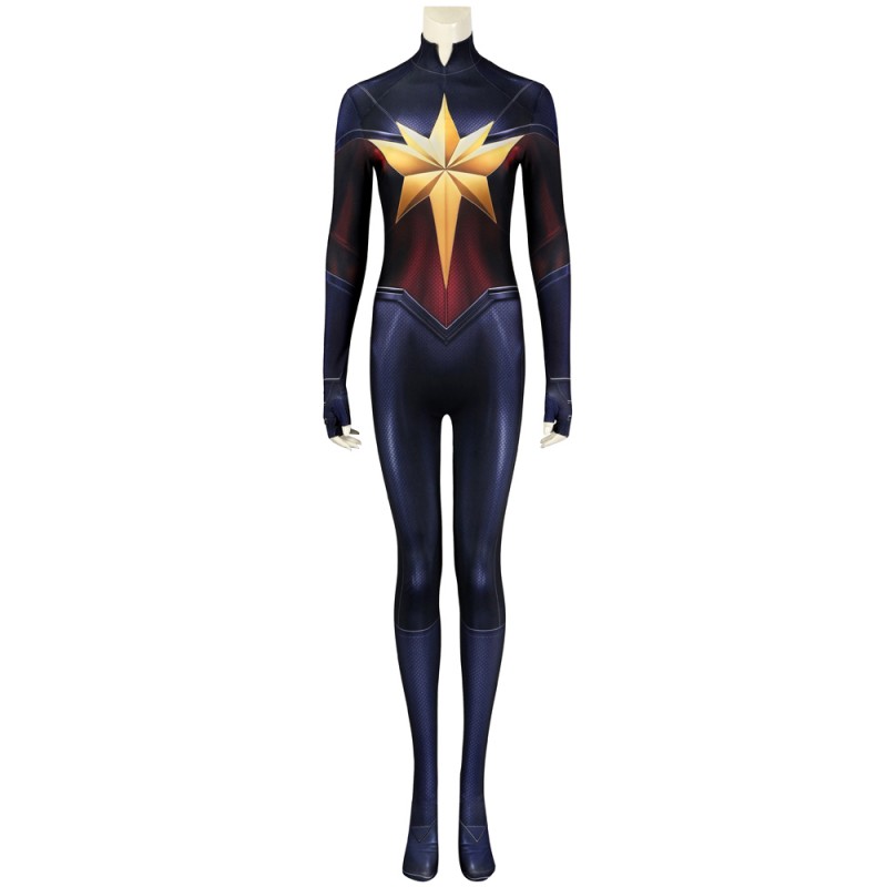 Carol Danvers Jumpsuit The Marvels Halloween Costumes Captain Marvel 2 Cosplay Suit