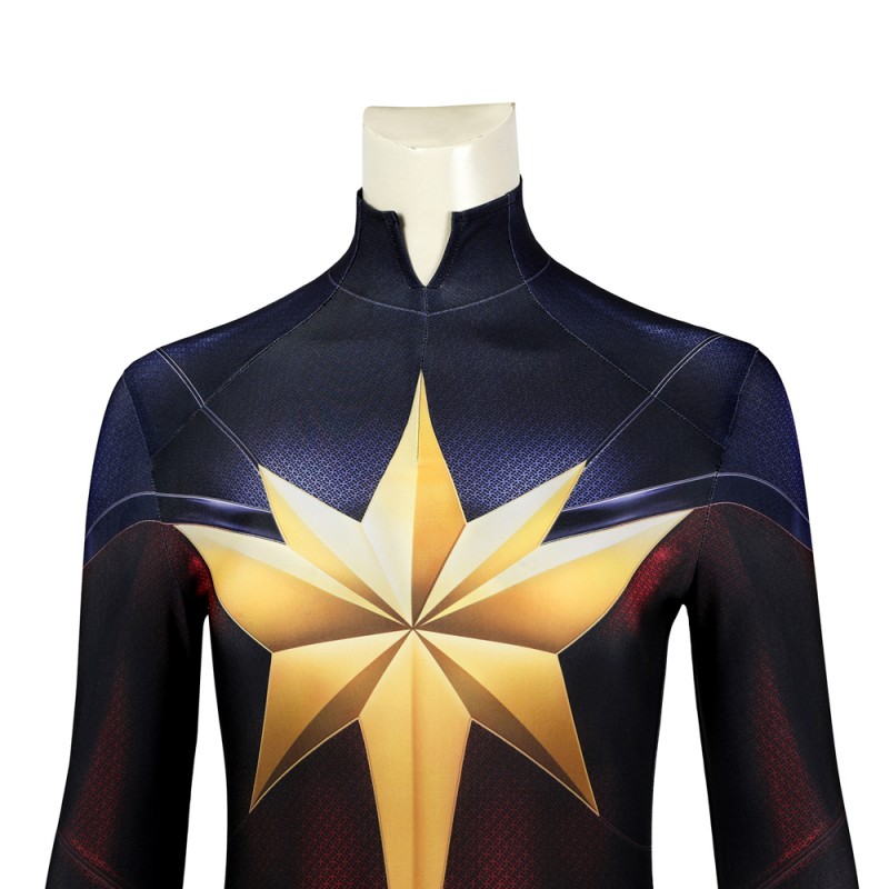 Carol Danvers Jumpsuit The Marvels Halloween Costumes Captain Marvel 2 Cosplay Suit