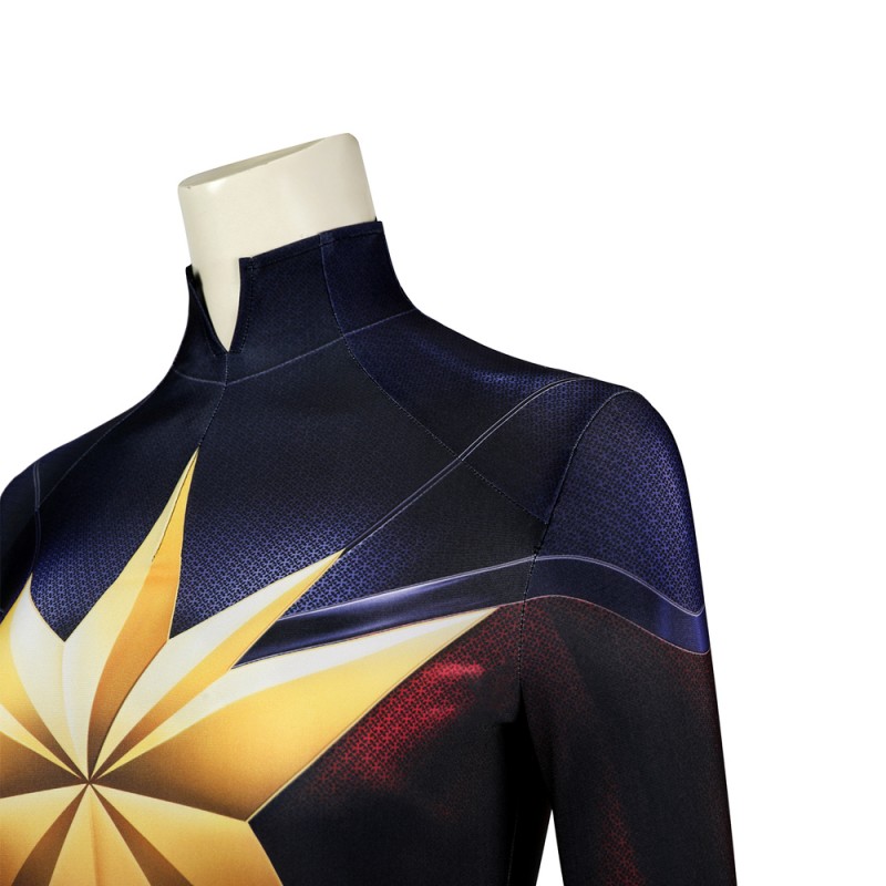 Carol Danvers Jumpsuit The Marvels Halloween Costumes Captain Marvel 2 Cosplay Suit