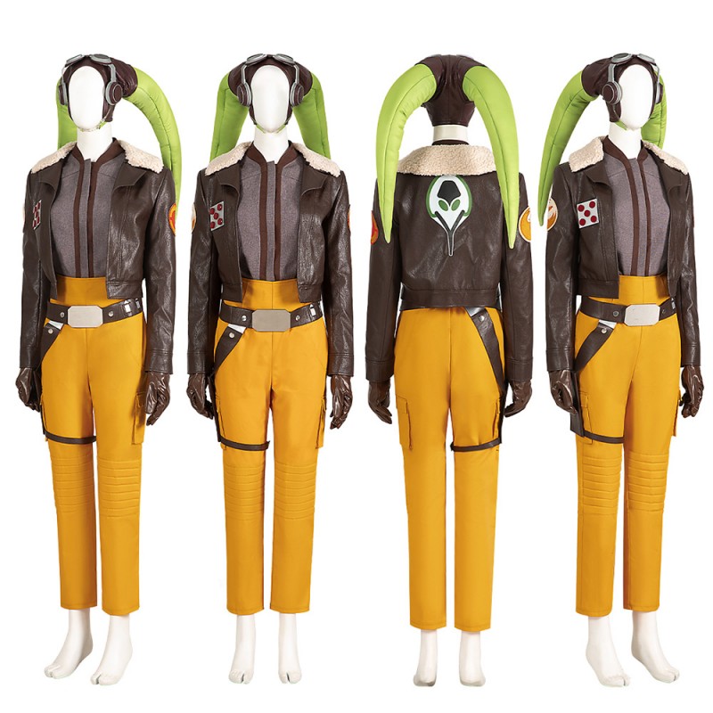2023 Ahsoka Tano Costume Hera Syndulla Cosplay Suit Halloween Outfit