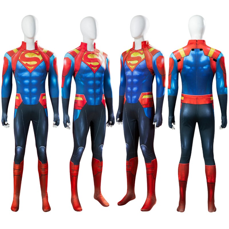 Man of Steel -Chris Kent Cosplay Costume Jumpsuit Outfits Halloween Ca