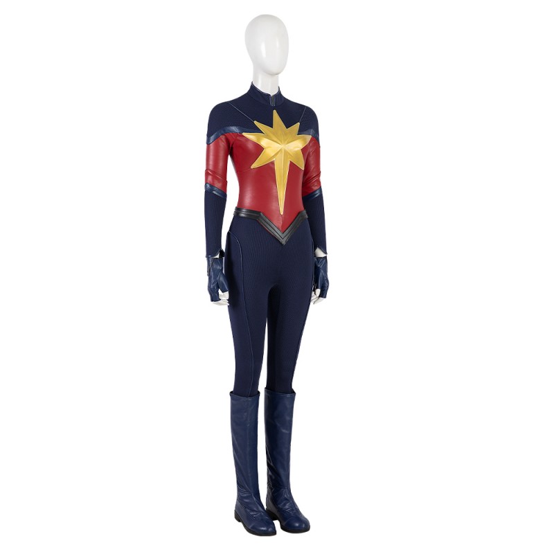 Captain Marvel 2 Halloween Costumes The Marvels Carol Danvers Cosplay Suit