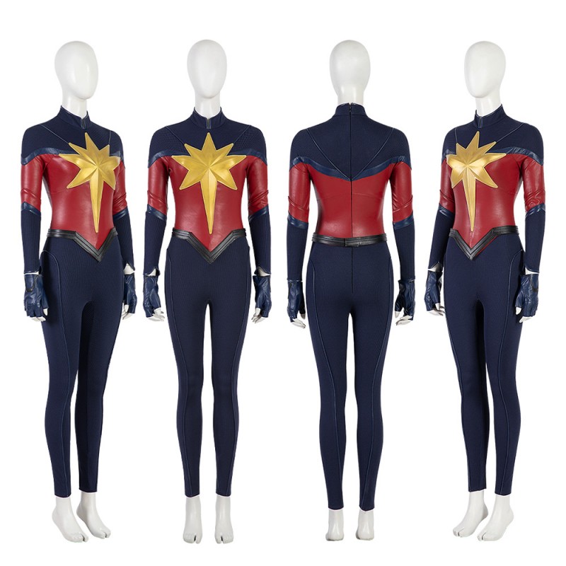 Captain Marvel 2 Halloween Costumes The Marvels Carol Danvers Cosplay Suit