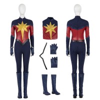 Captain Marvel 2 Halloween Costumes The Marvels Carol Danvers Cosplay Suit