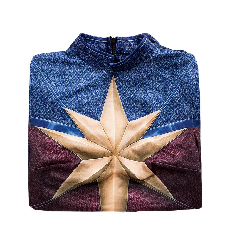Captain Marvel 2 Blue Jumpsuit 2023 The Marvels Captain Marvel Suit Cosplay Costumes
