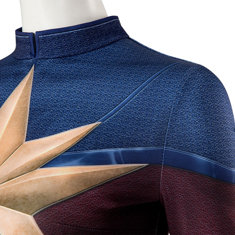 Captain Marvel 2 Blue Jumpsuit 2023 The Marvels Captain Marvel Suit Cosplay Costumes