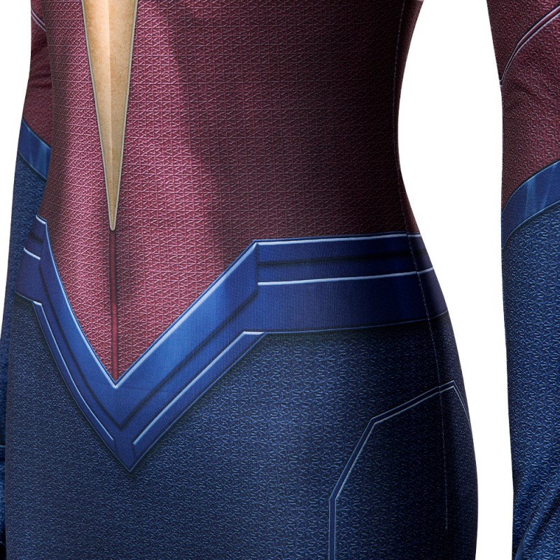 Captain Marvel 2 Blue Jumpsuit 2023 The Marvels Captain Marvel Suit Cosplay Costumes