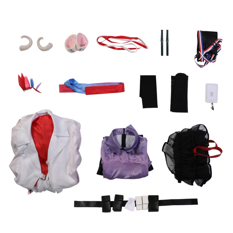 Eyjafjalla Halloween Costumes Game Arknights Cosplay Suit Female Outfits