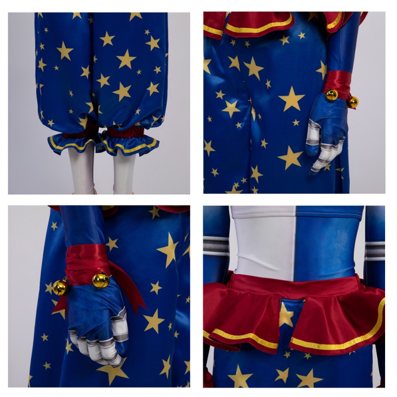 Five Nights at Freddy's Moon Costume FNaF Daycare Attendant Cosplay Suit Horror Halloween Outfit