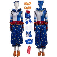 Five Nights at Freddy's Moon Costume FNaF Daycare Attendant Cosplay Suit Horror Halloween Outfit