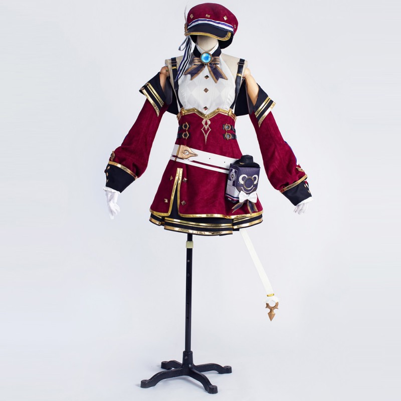Charlotte Costume Genshin Impact Cosplay Suit for Halloween Party