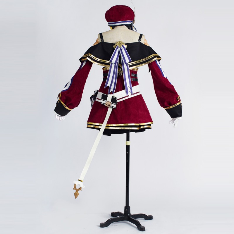 Charlotte Costume Genshin Impact Cosplay Suit for Halloween Party