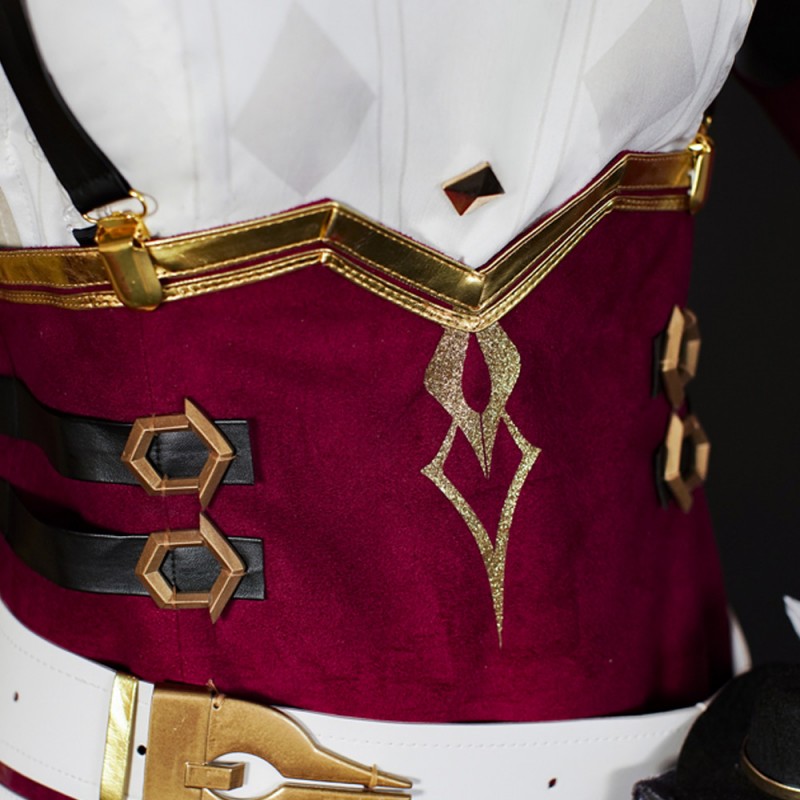 Charlotte Costume Genshin Impact Cosplay Suit for Halloween Party