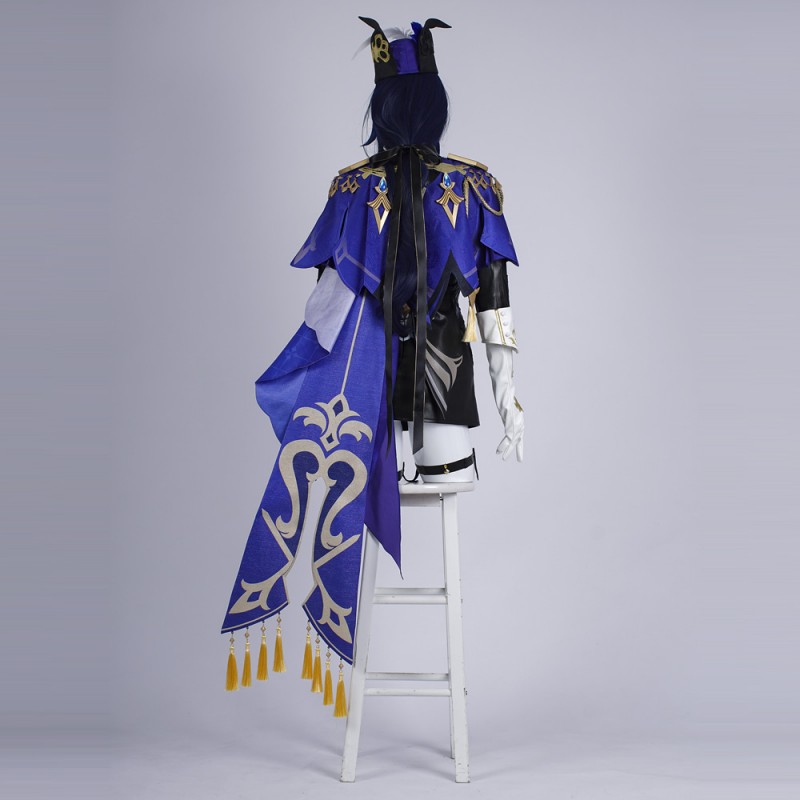 Clorinde Costume Genshin Impact Halloween Outfit Game Women Cosplay Suit