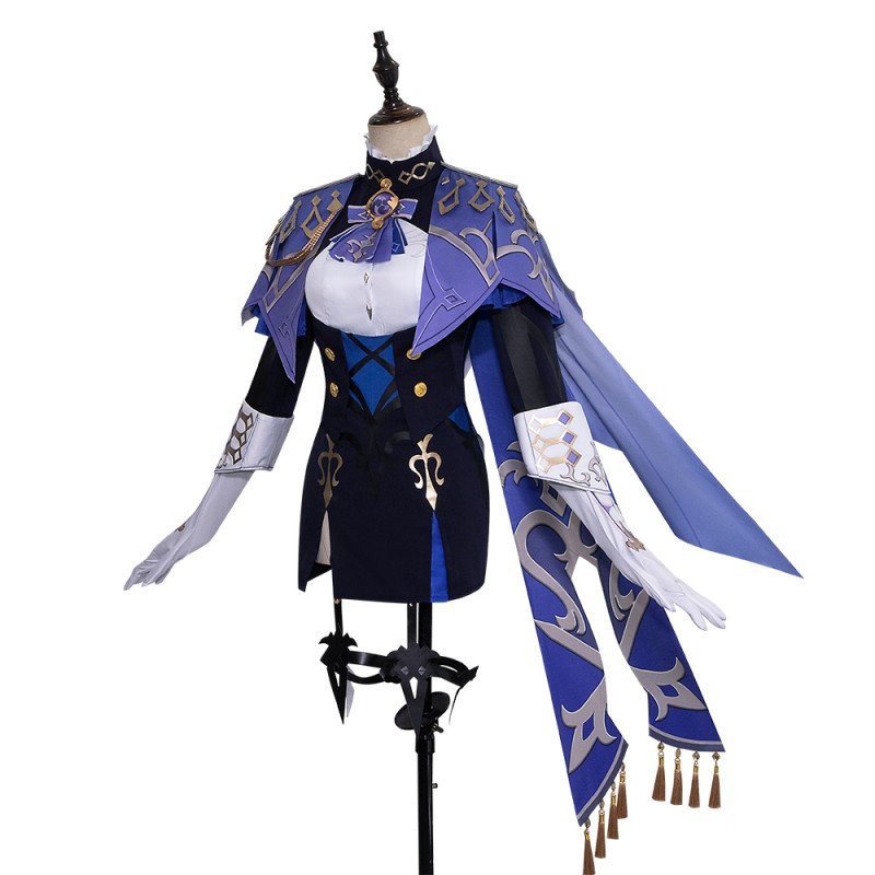 Genshin Impact Clorinde Cosplay Costumes Women Game Suit