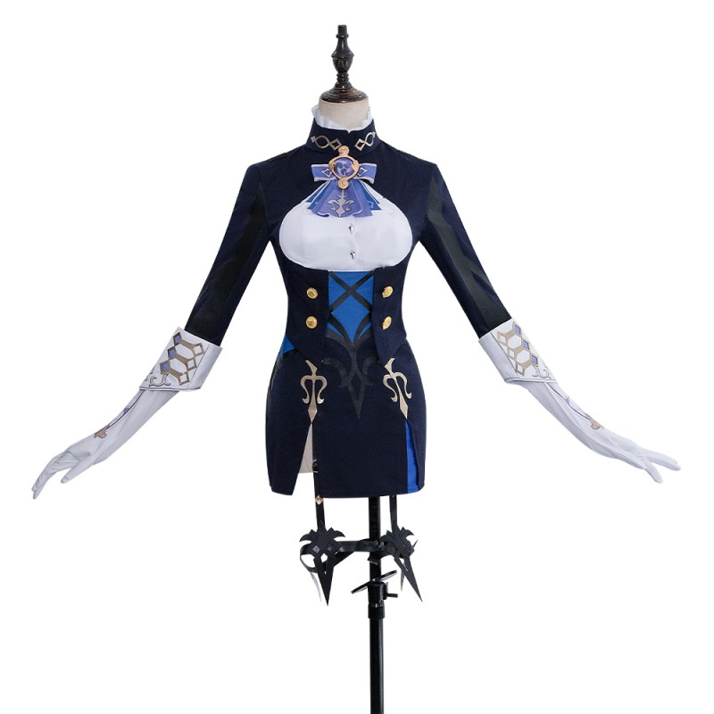 Genshin Impact Clorinde Cosplay Costumes Women Game Suit