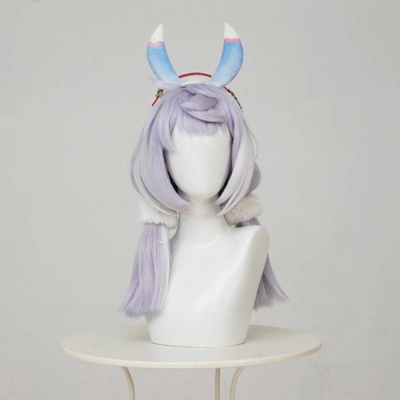 Sigewinne Costume Game Genshin Impact Cosplay Suit Wig for Women Halloween