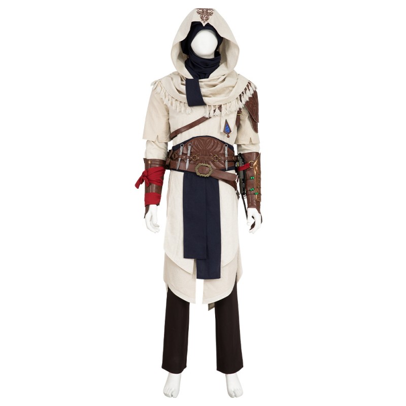 Assassins Creed Mirage Basim Ibn Ishaq Cosplay Costumes Game Halloween Suit