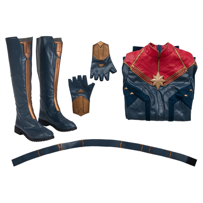 The Marvels Jumpsuit Captain Marvel 2 Carol Danvers Cosplay Costumes Women Halloween Suit