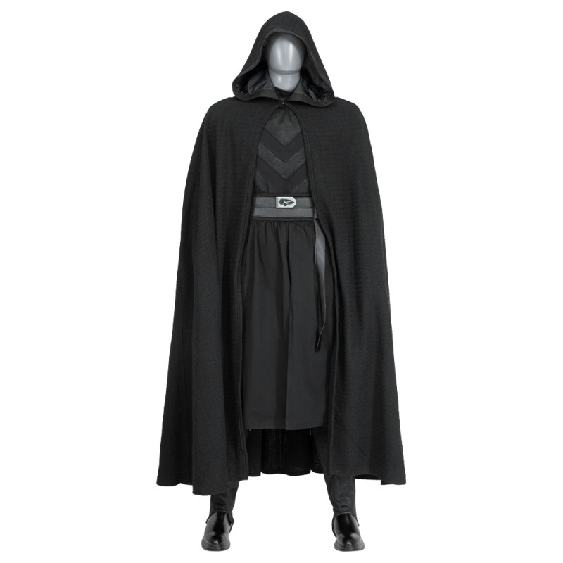 Baylan Skoll Costume Star Wars Ahsoka Cosplay Suit Halloween Black Outfit