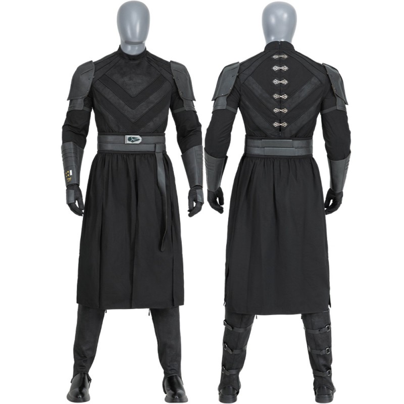 Baylan Skoll Costume Star Wars Ahsoka Cosplay Suit Halloween Black Outfit