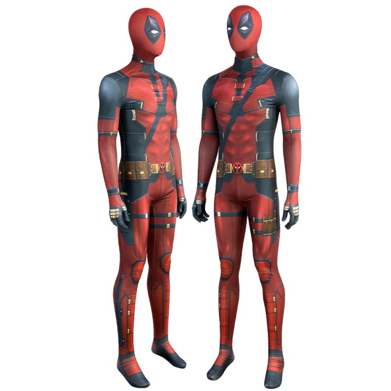 Wade Wilson Cosplay Costumes Deadpool 3 Red Jumpsuit
