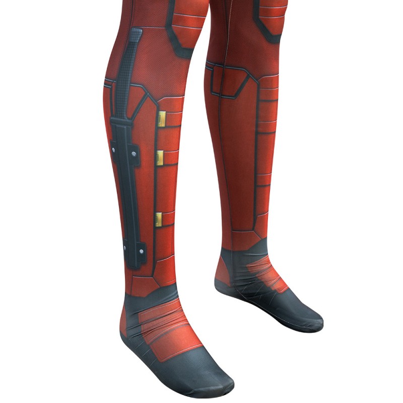 Wade Wilson Cosplay Costumes Deadpool 3 Red Jumpsuit