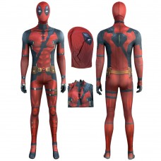 Wade Wilson Cosplay Costumes Deadpool 3 Red Jumpsuit