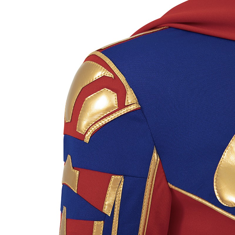 Kamala Khan Costume Captain Marvel 2 Battle Cosplay Suit Halloween Women Outfit