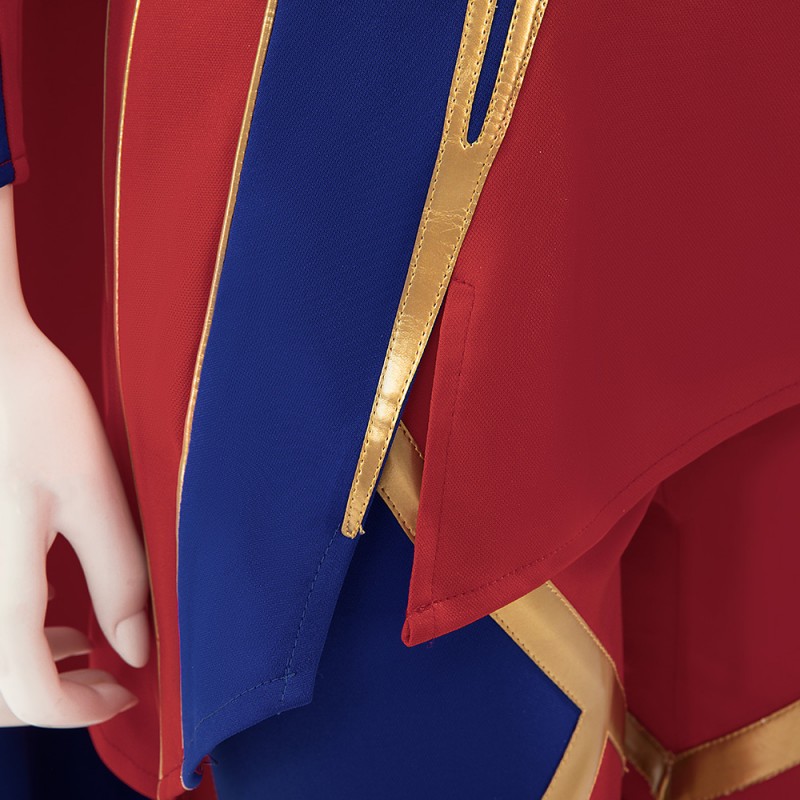 Kamala Khan Costume Captain Marvel 2 Battle Cosplay Suit Halloween Women Outfit