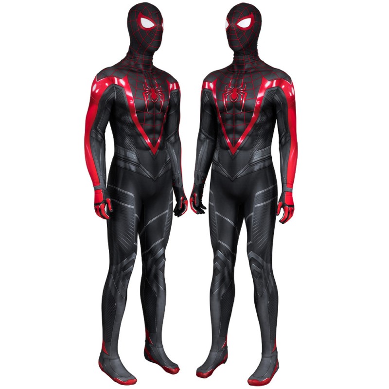 Miles Morales Jumpsuit Spider-Man 2 Cosplay Costumes