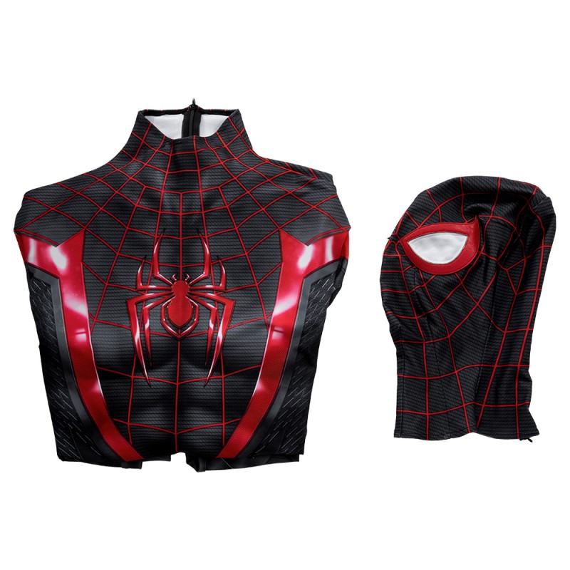 Miles Morales Jumpsuit Spider-Man 2 Cosplay Costumes