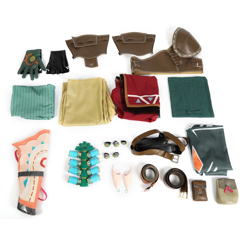 Link Hylian Tunic Costume The Legend of Zelda Tears of the Kingdom Cosplay Suit