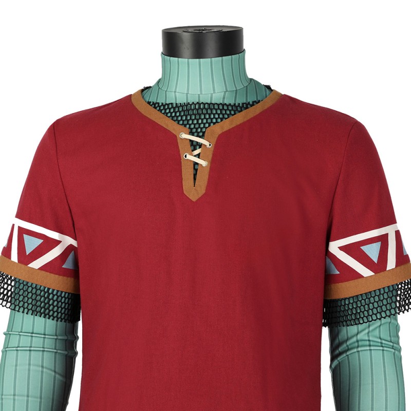 Link Hylian Tunic Costume The Legend of Zelda Tears of the Kingdom Cosplay Suit