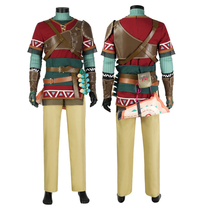 Link Hylian Tunic Costume The Legend of Zelda Tears of the Kingdom Cosplay Suit