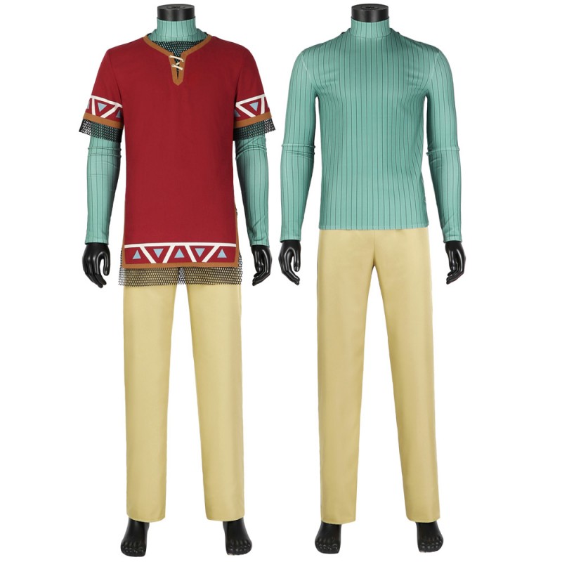 Link Hylian Tunic Costume The Legend of Zelda Tears of the Kingdom Cosplay Suit