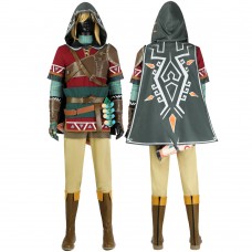 Link Hylian Tunic Costume The Legend of Zelda Tears of the Kingdom Cosplay Suit